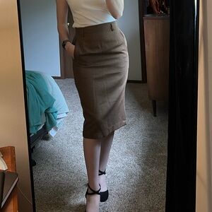 Rafaella 100% wool vintage, fully lined pencil skirt